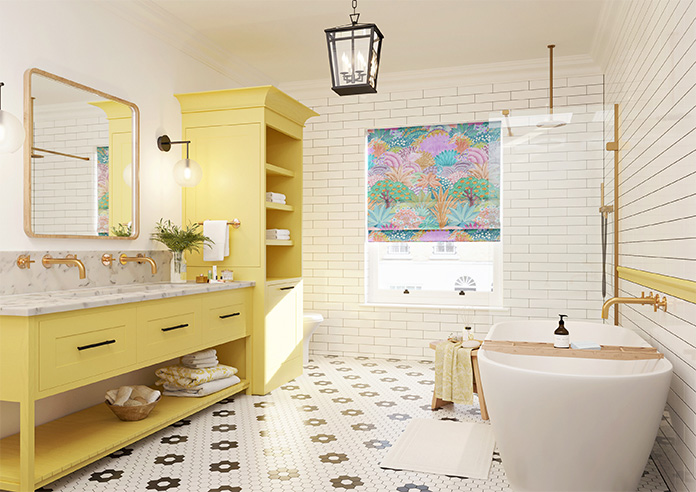 Kolkata Velvet, Carnival - Twist&Fit Roman Blind - Image 6